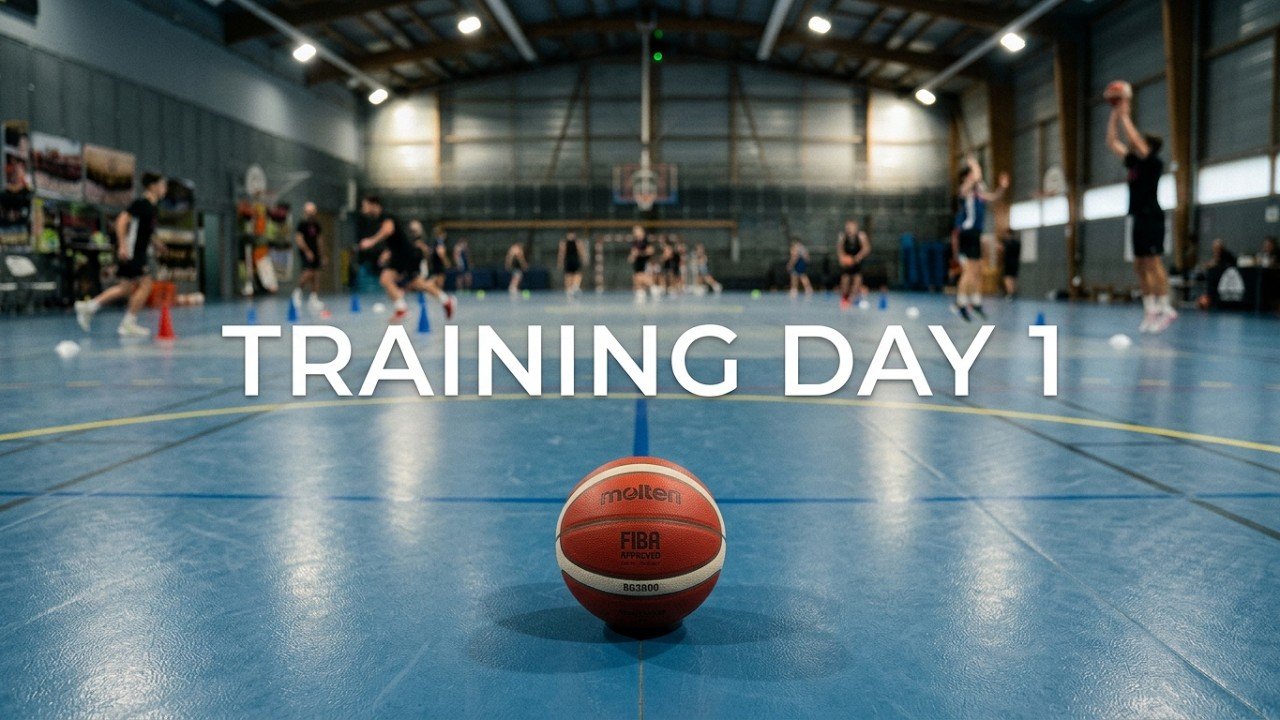 Rosa Basketball Camp — Captation drone et sol dynamique d'une journée d'entraînement du camp de basket U15 Rosa.